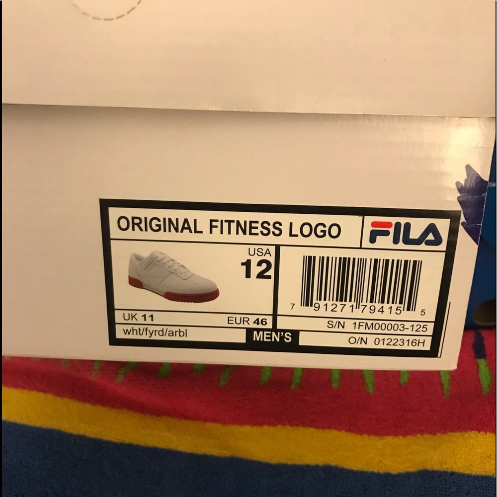 Men's FILA Original Fitness Wht/Fyrd/Arbl